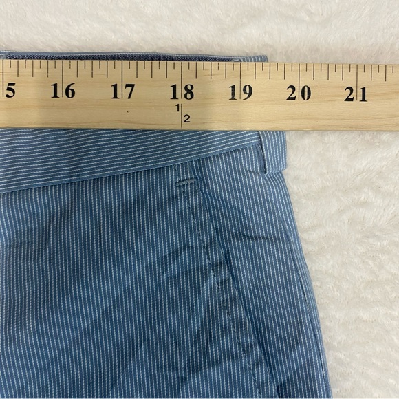 Banana Republic Dress Pants Mens 38X32 Aiden Chino Gray White Slim Fit Straight - Picture 7 of 9